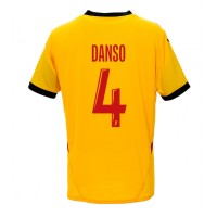 Echipament fotbal RC Lens Kevin Danso #4 Tricou Acasa 2024-25 maneca scurta